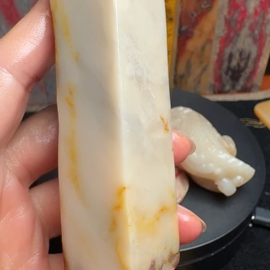 昌化石昌化猪油白印章