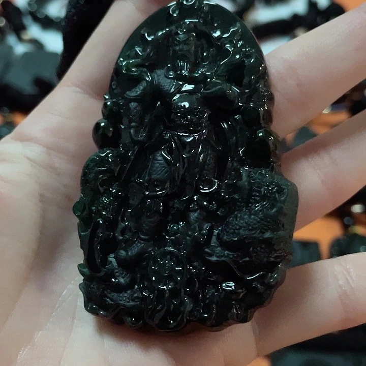 翡翠颈饰未镶嵌老*