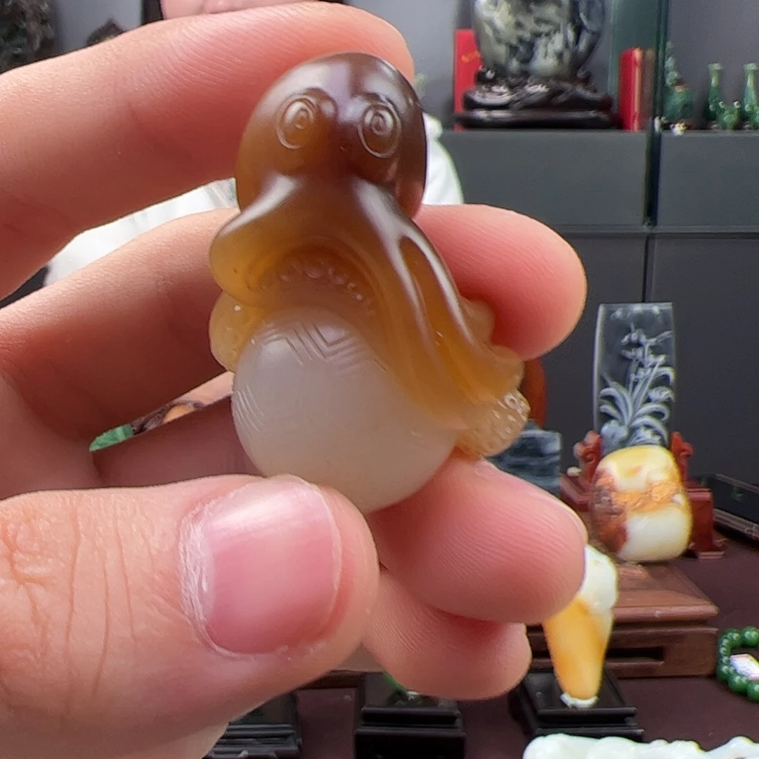 和田玉未镶嵌摆件