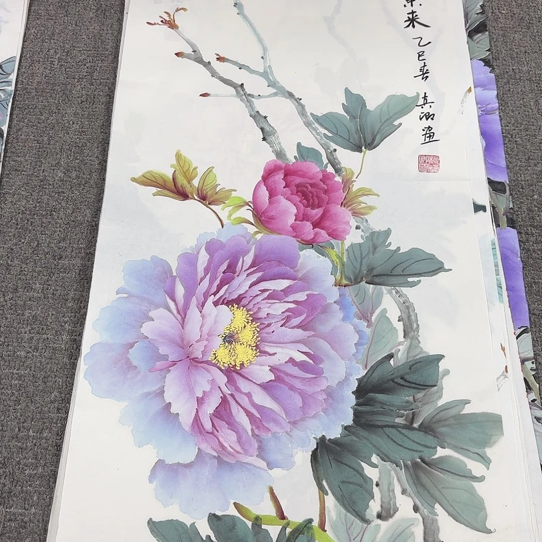 国画国画作品多次入选国内外展出