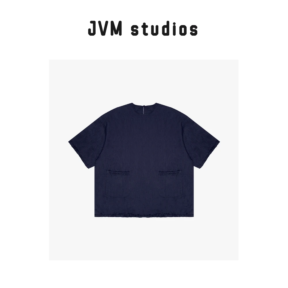 26595新款JVM定制时尚百搭麻短袖