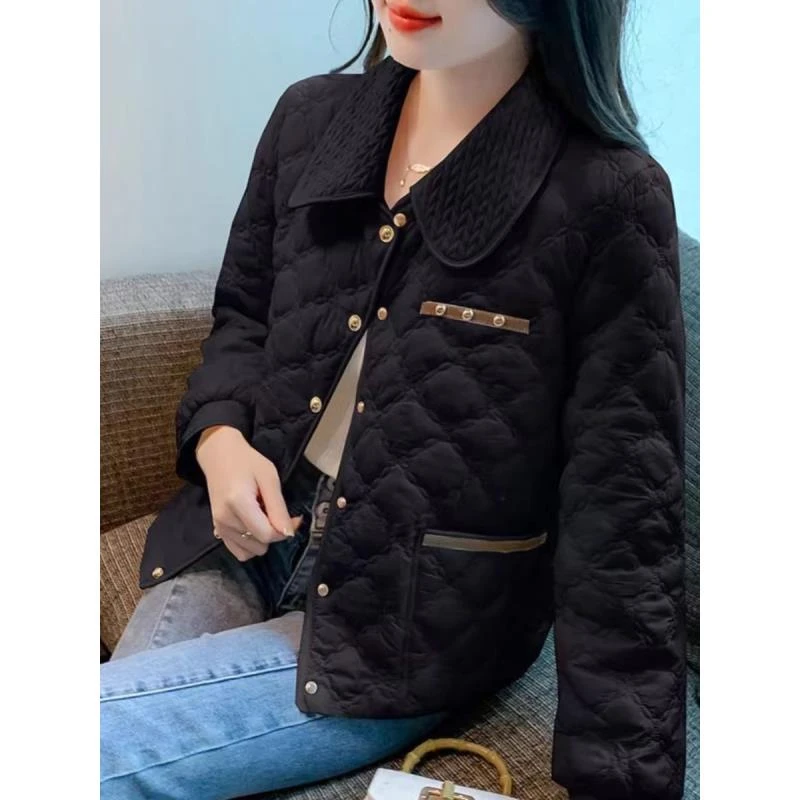 【D213】秋冬时尚夹棉短外套