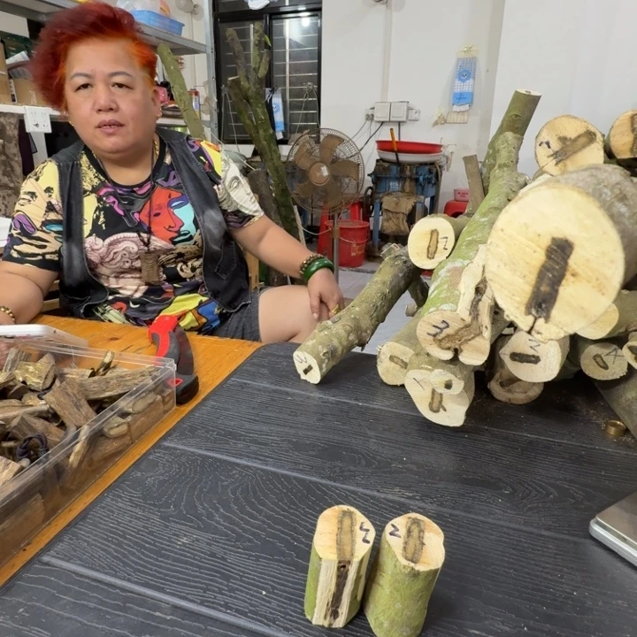 林***线香奇楠沉香原木