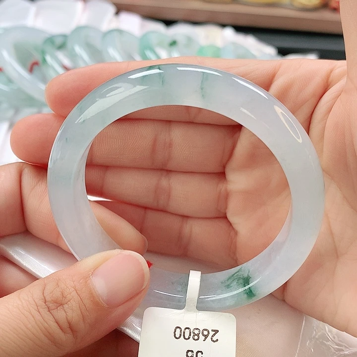 未镶嵌手镯翡翠56正