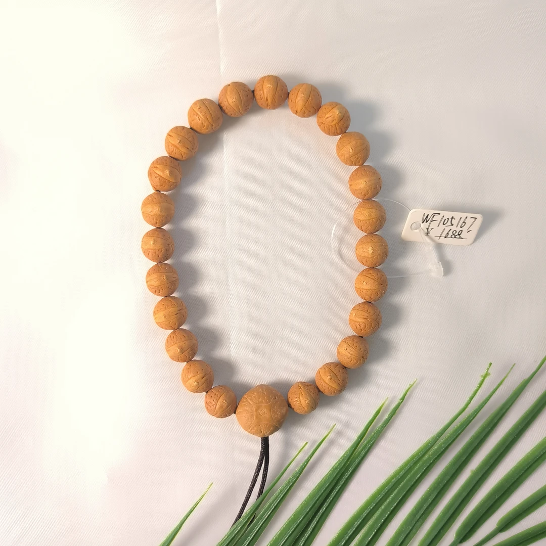 【WF105167】10.5mm凤眼高品质尼泊尔菩提文玩手串念珠单圈