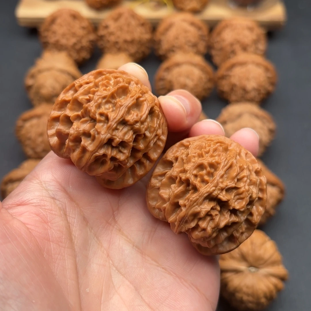 文玩核桃把件苹果40