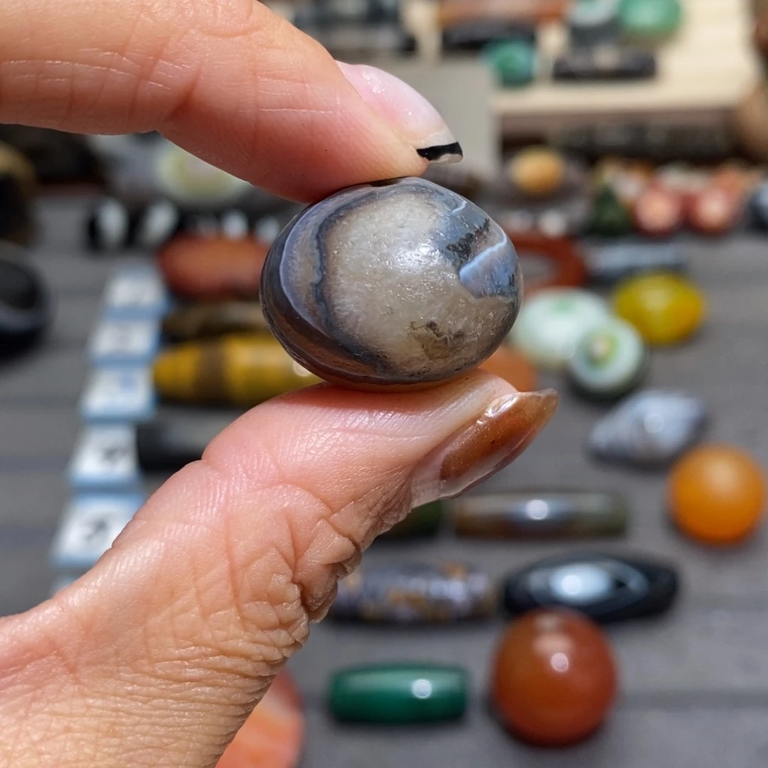 左***叶玛瑙/玉髓合金手链