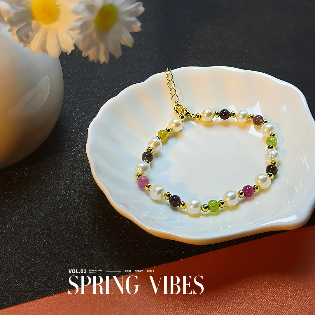 天然淡水珍珠手链- DSN设计师款手链（7055）