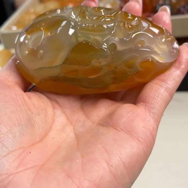 玛瑙/玉髓吊坠(不含链)未镶嵌