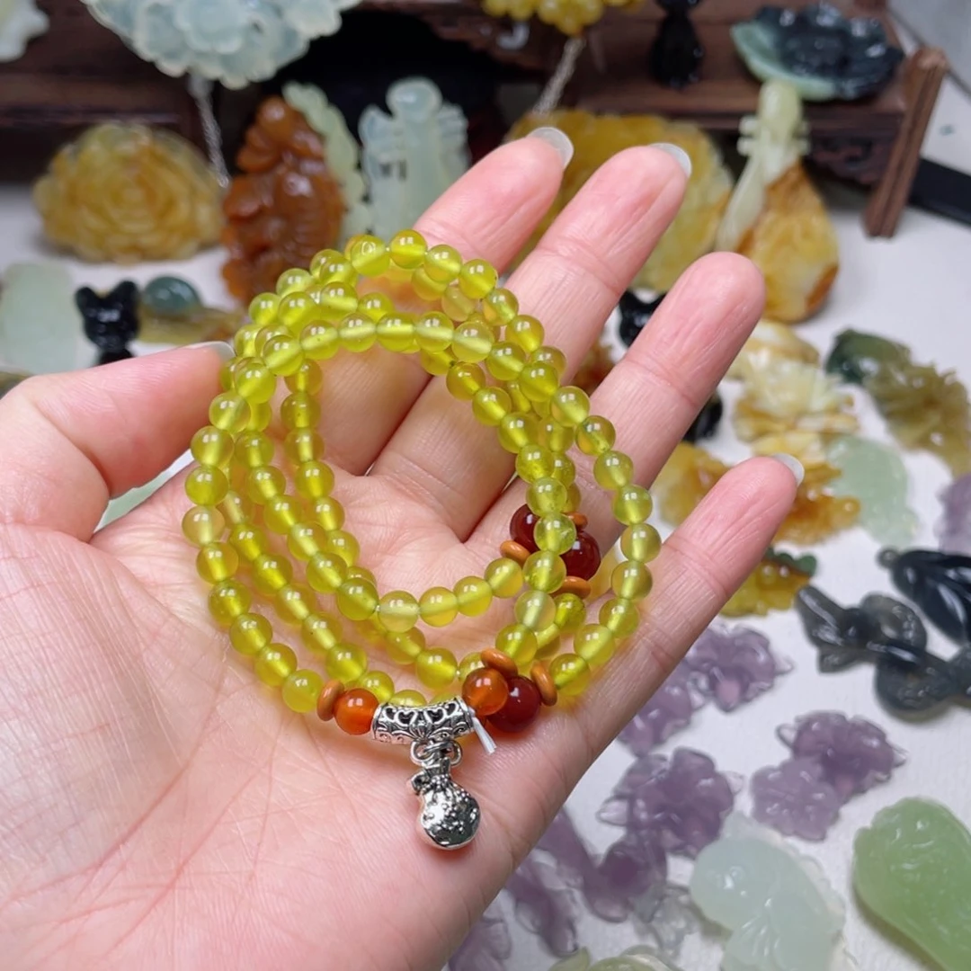 蛇纹石玉颈饰未镶嵌