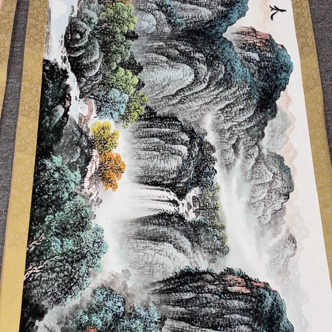 国画老师手笔手绘作品y