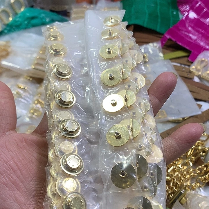 皮革驴家平底铜脚钉10个