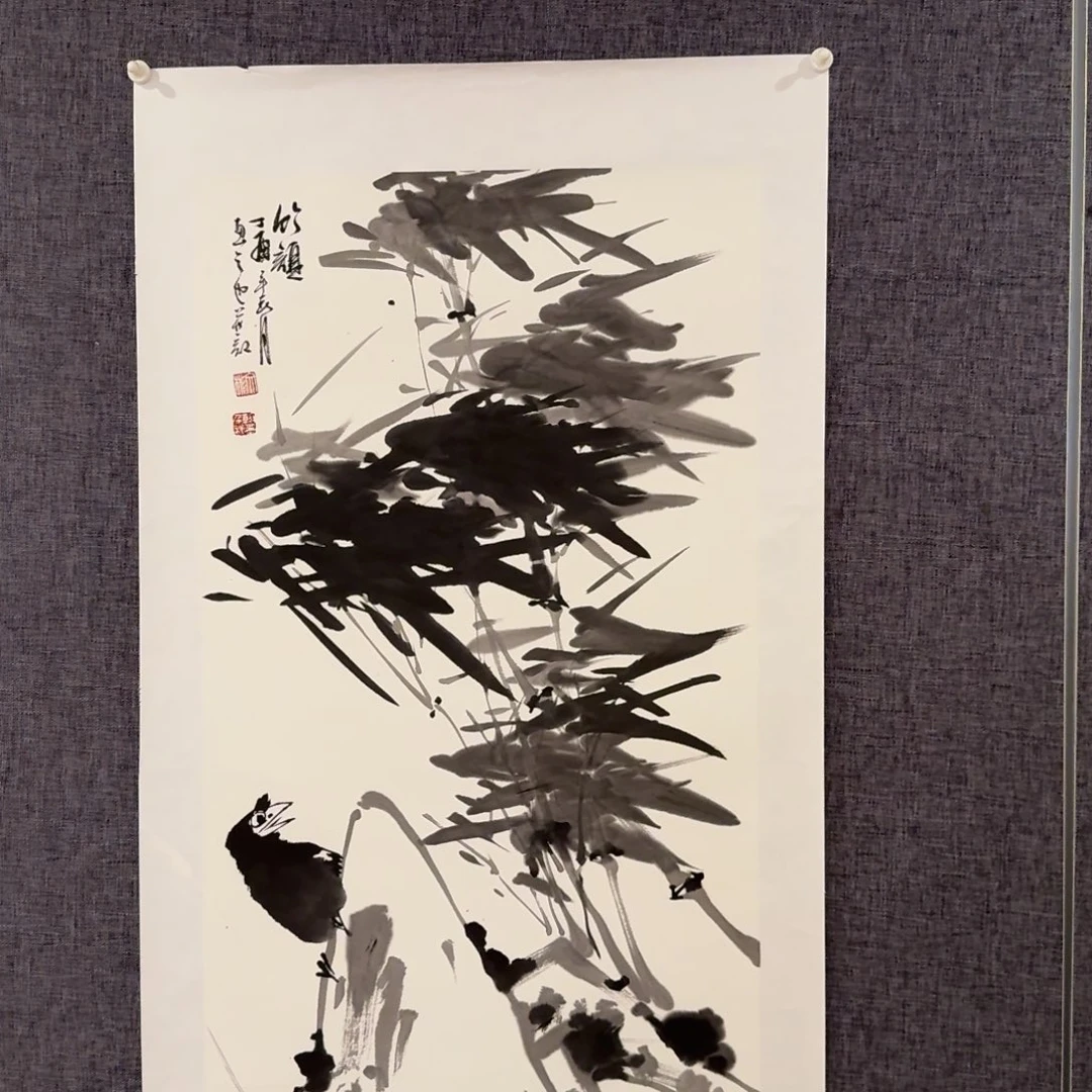 国画溥老师作品画作画作