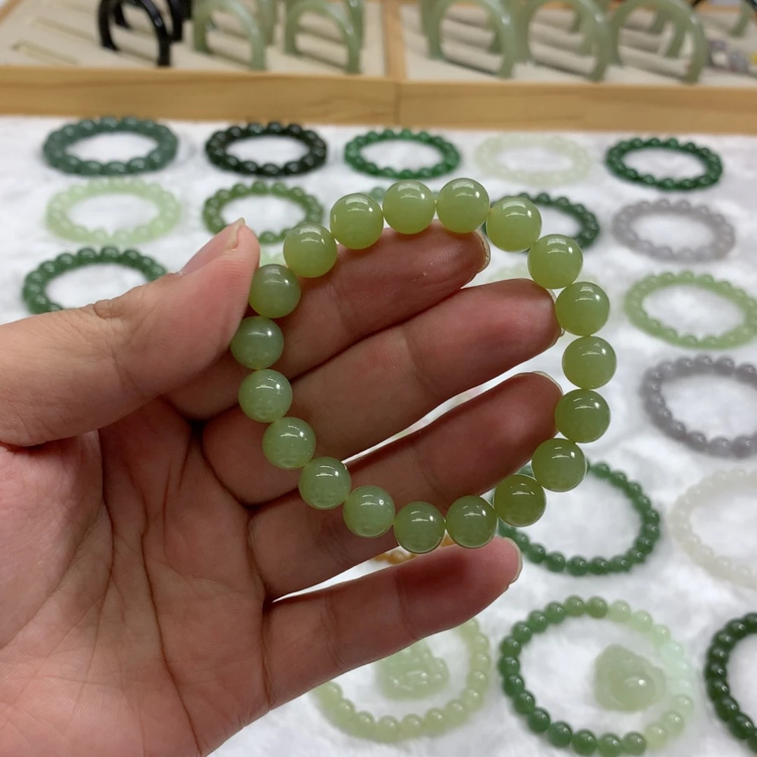 未镶嵌手串和田玉（青黄口10）