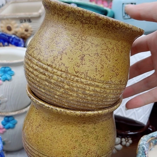 多肉绿植陶瓷花盆9.9包邮