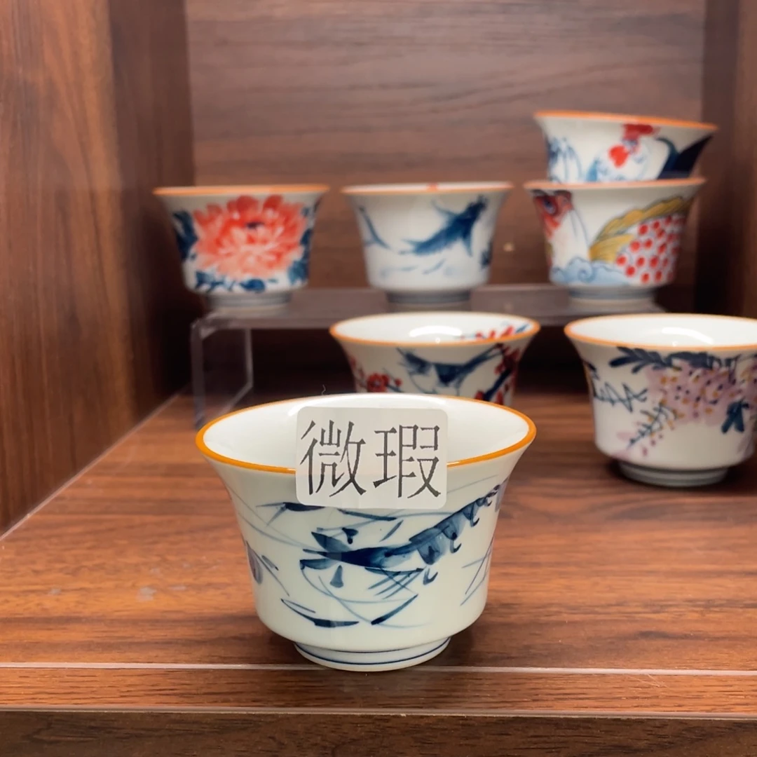 微瑕釉下彩纯手绘