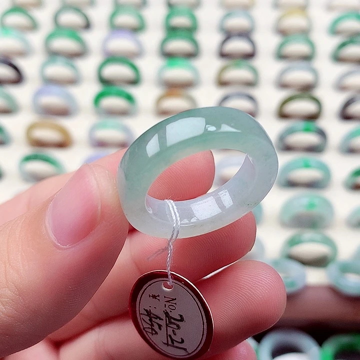 未镶嵌戒指翡翠20-21号