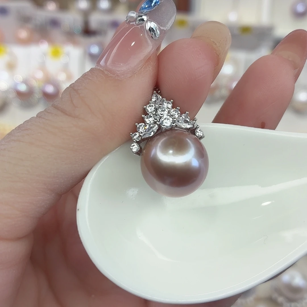 颈饰合金淡水珍珠