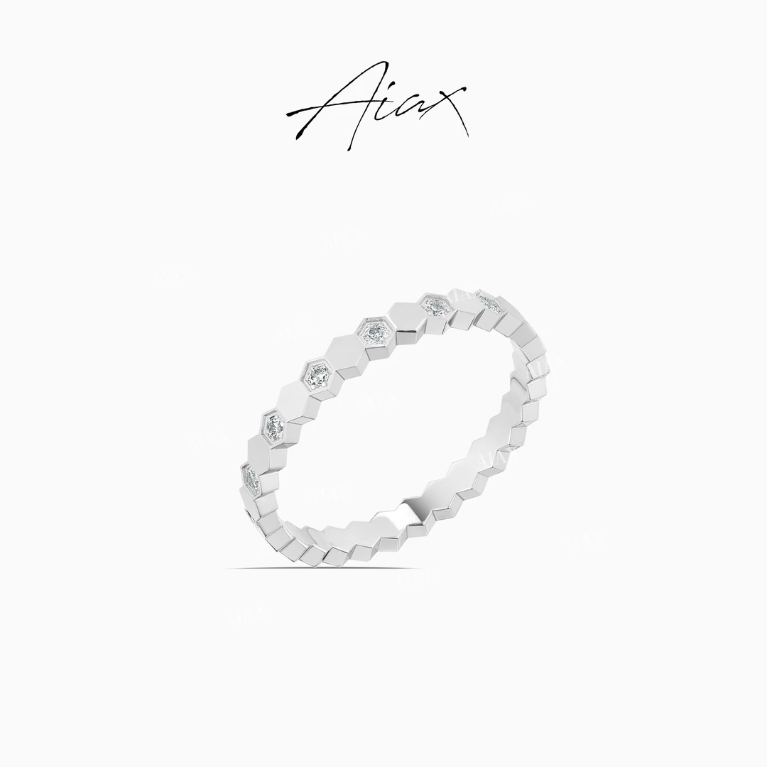AIAX 【顶配版】轻奢时尚百搭设计师精致戒指TSS7257