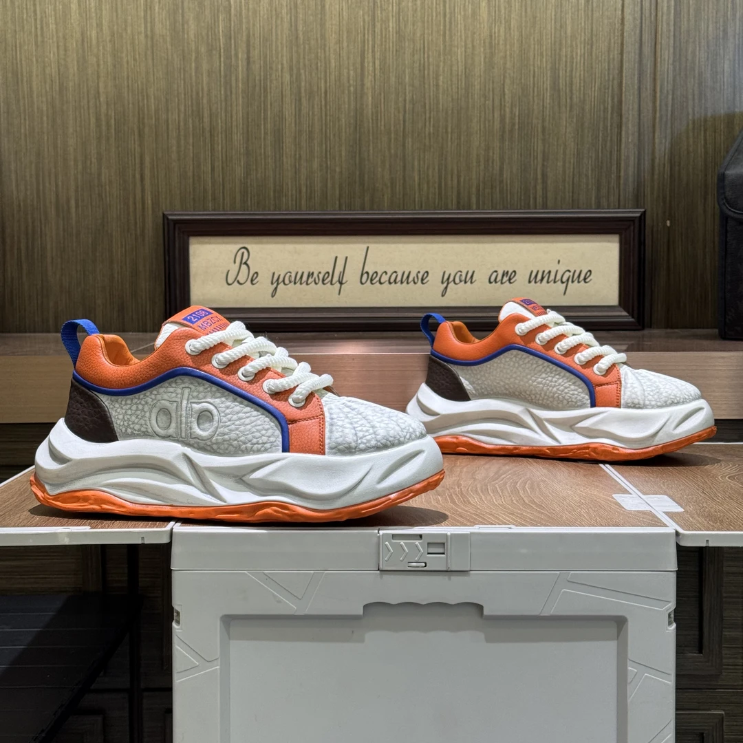 2025年秋冬单棉同款时尚百搭气质潮流厚底男士休闲鞋（标准码数）