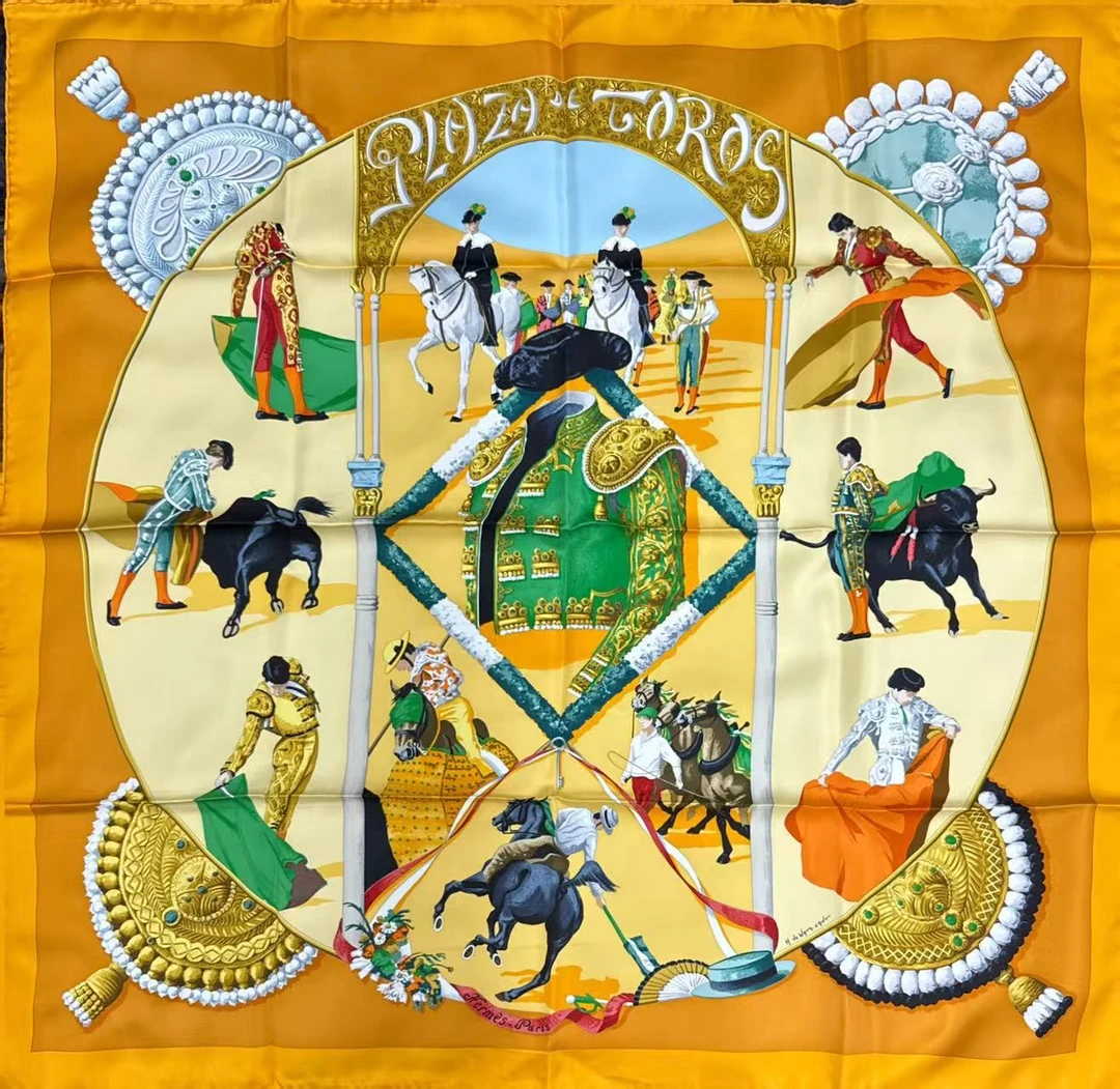 99新 Hermes/爱马仕 /【夏玮玮专属】/丝巾/16990695