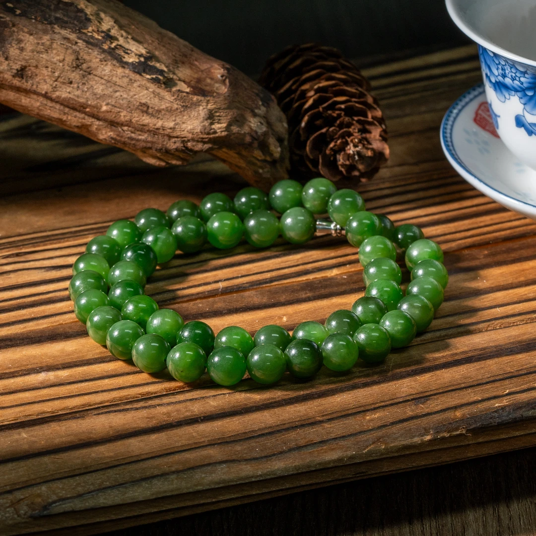 碧玉项链/9mm+-/多样性发一/C1358/2孤