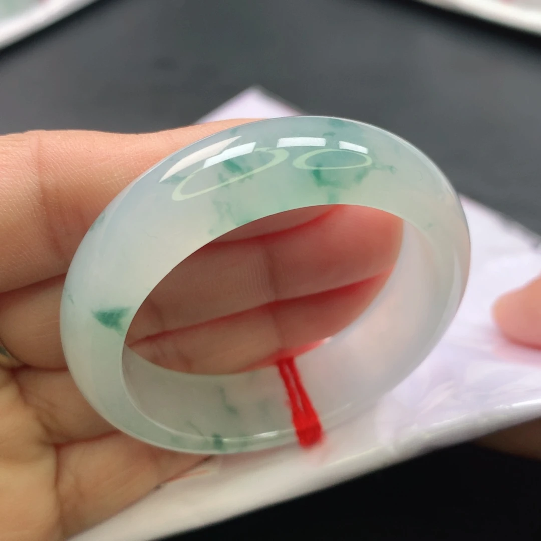 翡翠手镯未镶嵌童镯42