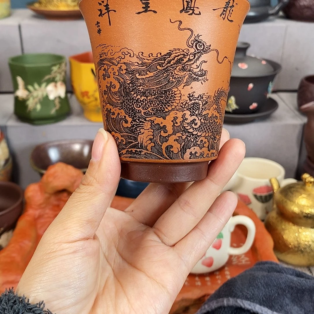 紫砂茶杯紫砂紫砂