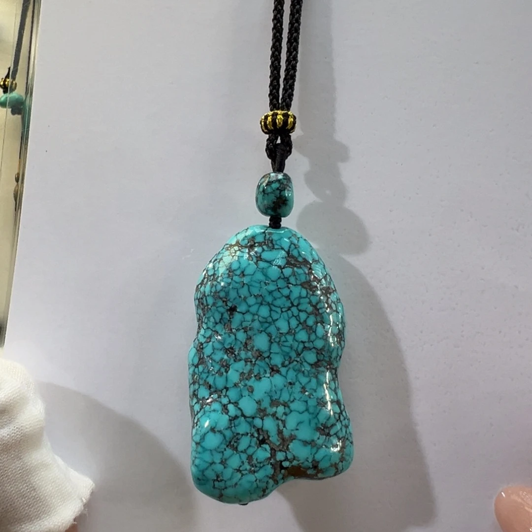 绿松石未镶嵌挂件