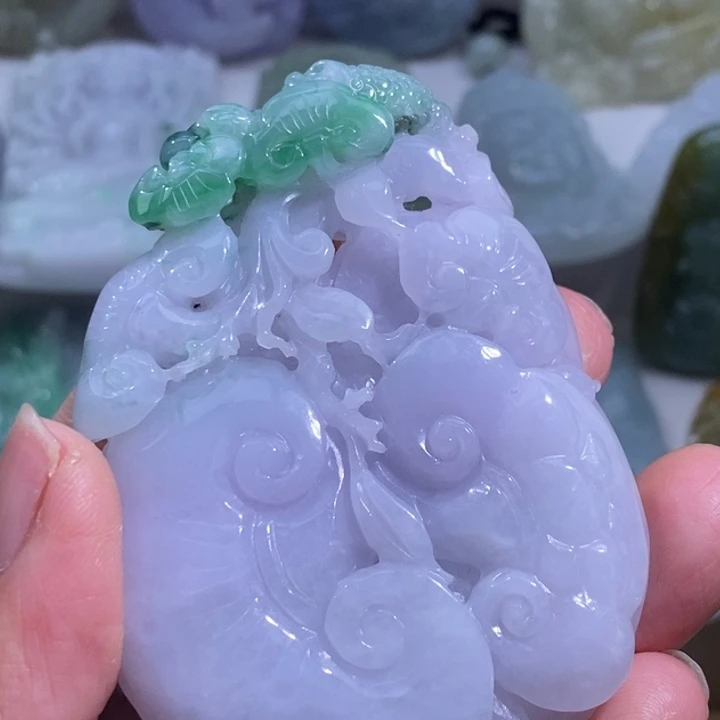 【闪购商品】颈饰未镶嵌翡翠如意