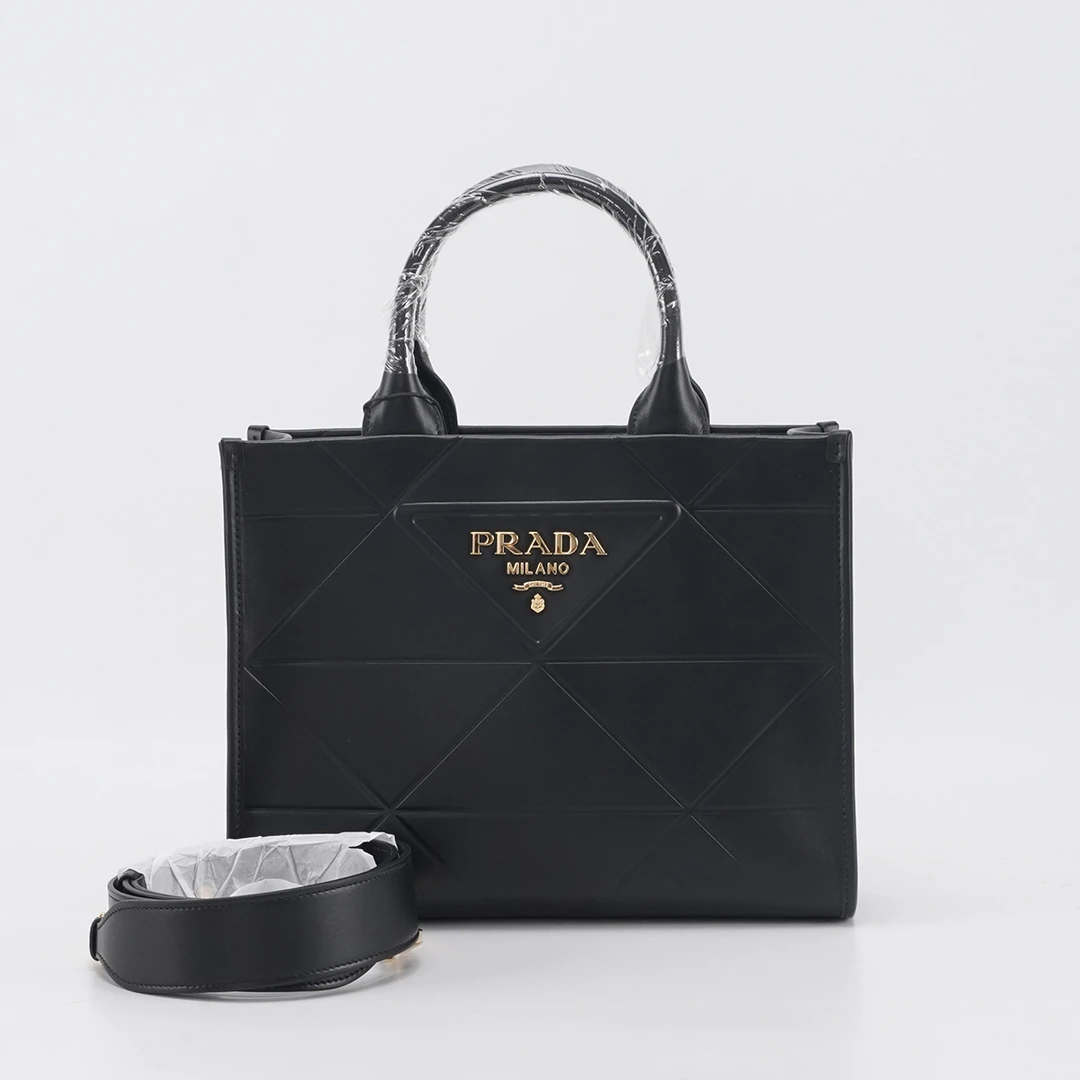 99新 Prada/普拉达 【总仓一口价】 闲置新Symbole 中号 托特包