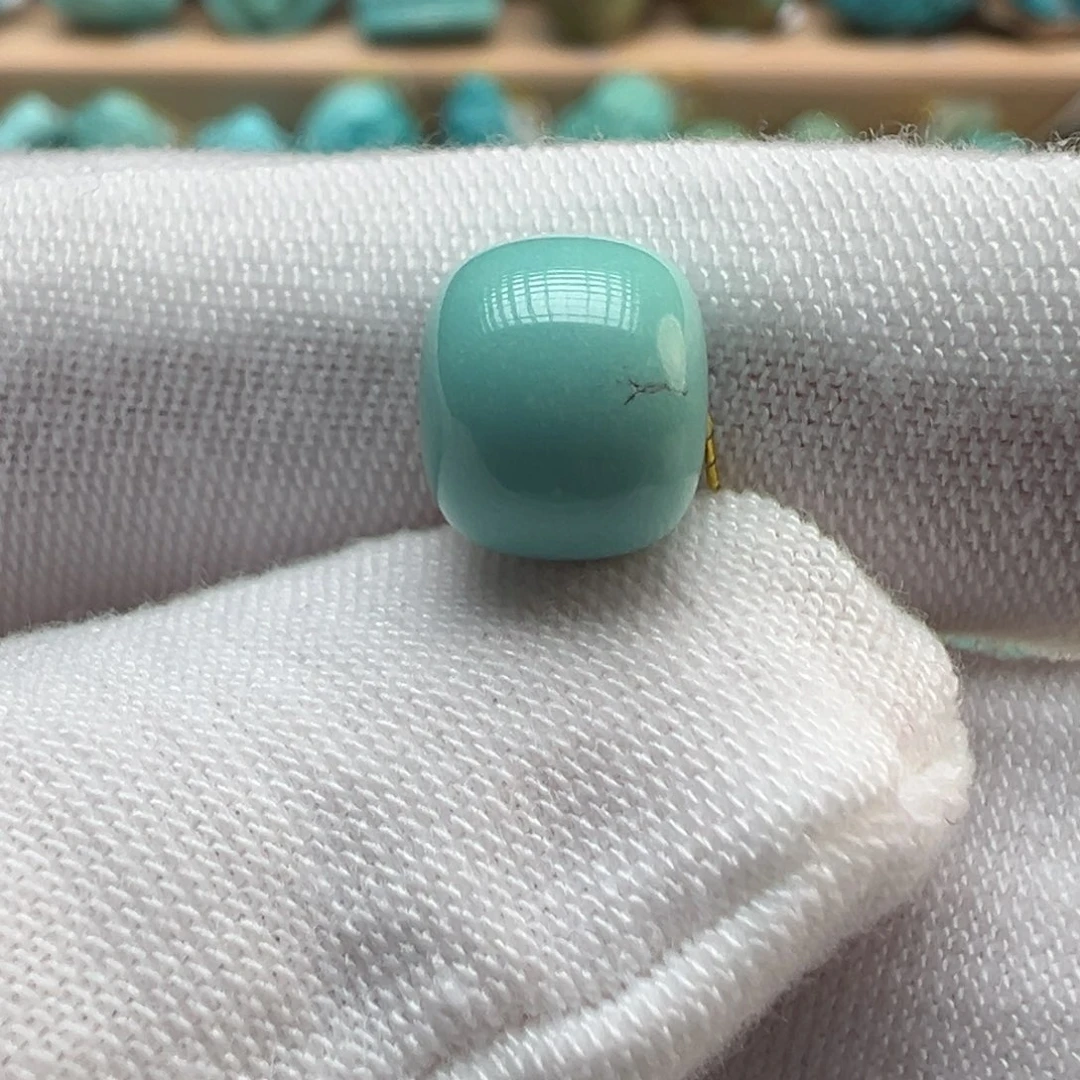 绿松石未镶嵌配饰8.8×7.5