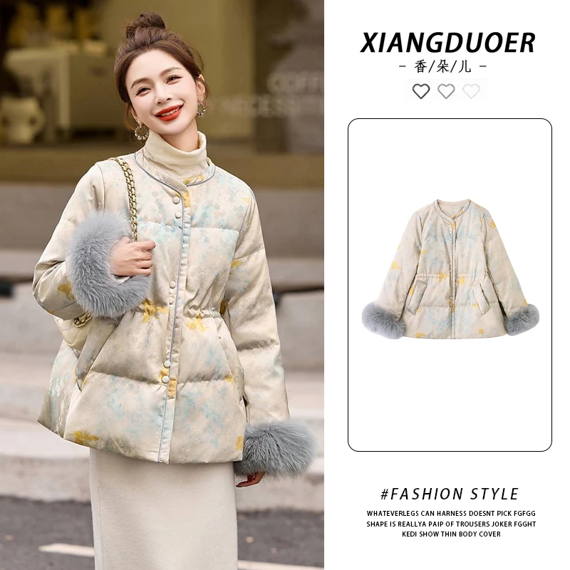 巨好看加厚外套女秋冬2025新款时尚设计款小个子通勤棉服棉袄棉衣