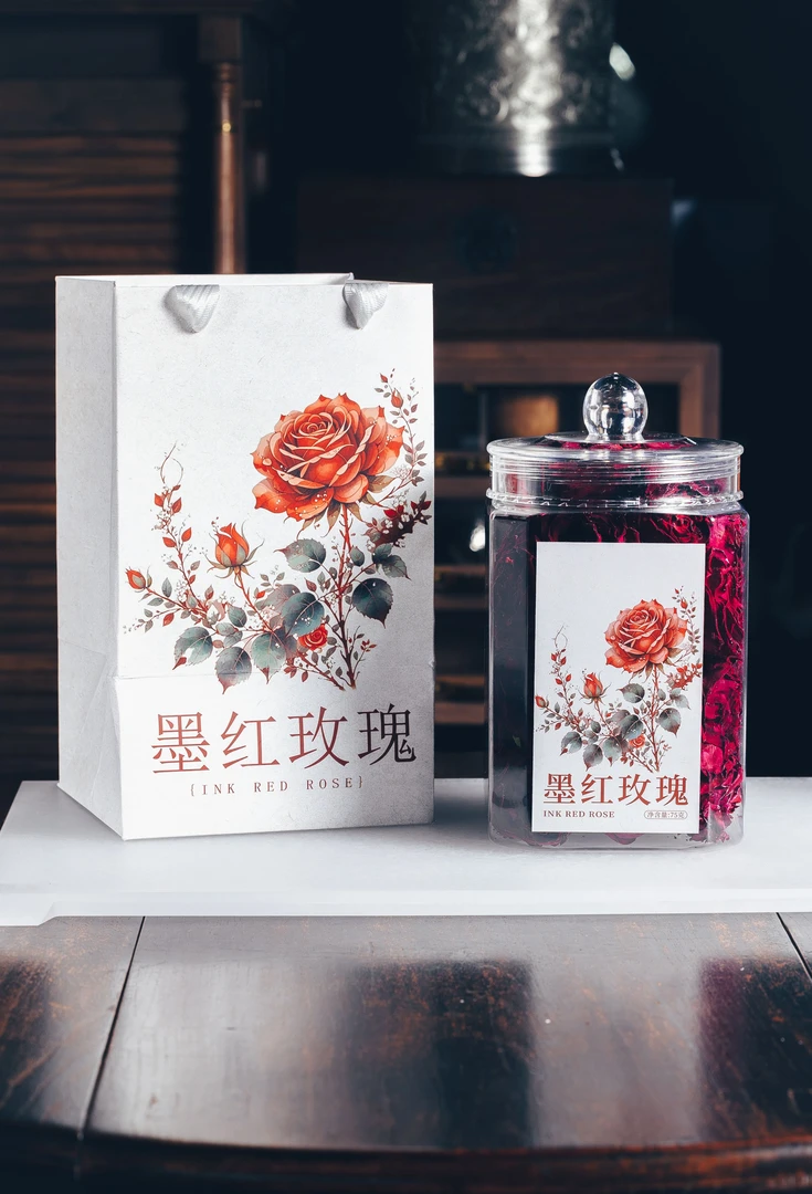 【墨红头水玫瑰】云南昆明2025年头采冻干玫瑰