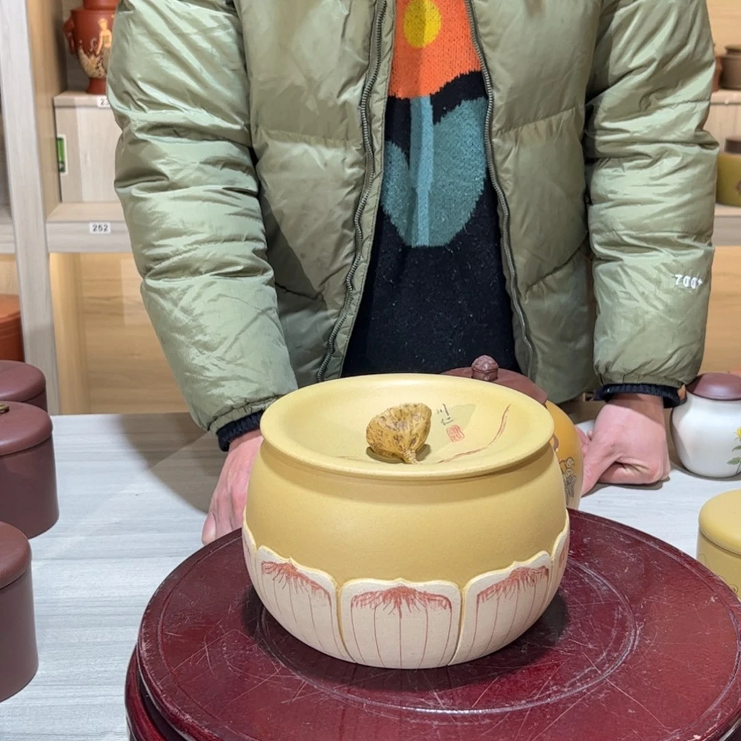 紫砂茶叶罐强**下醒茶罐