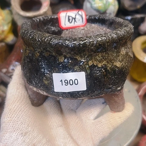 粗陶花盆手工花盆制作