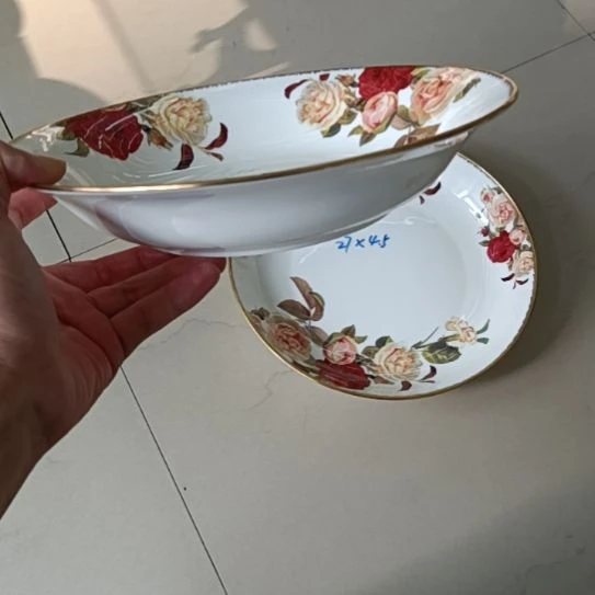 新疆西藏拍2个包邮金秋玫瑰手工拍金口径26厘米高6厘米