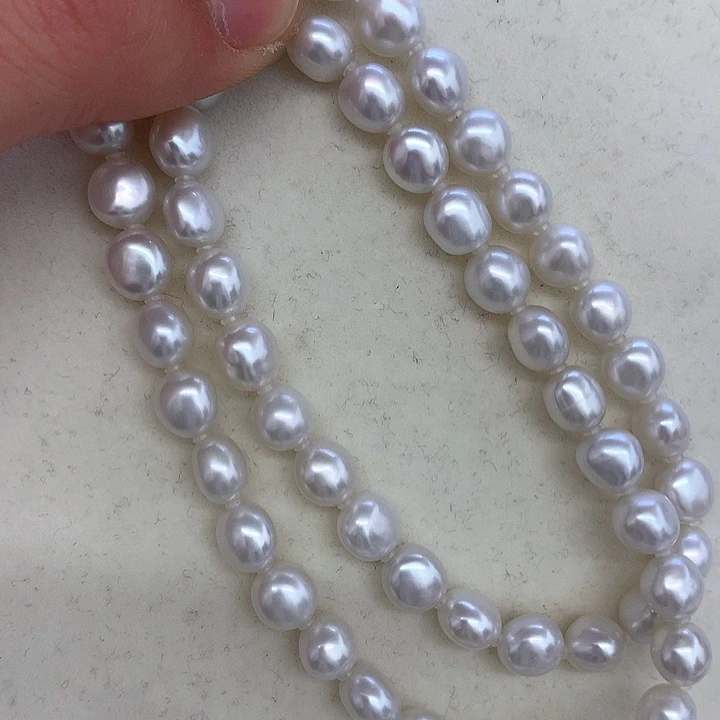 淡水珍珠颈饰银S925镶嵌