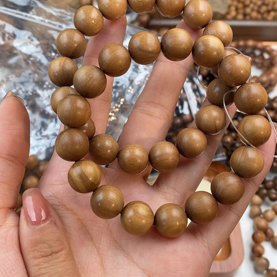 檀香木无事牌全沉水12MM印度迈索尔檀香老料