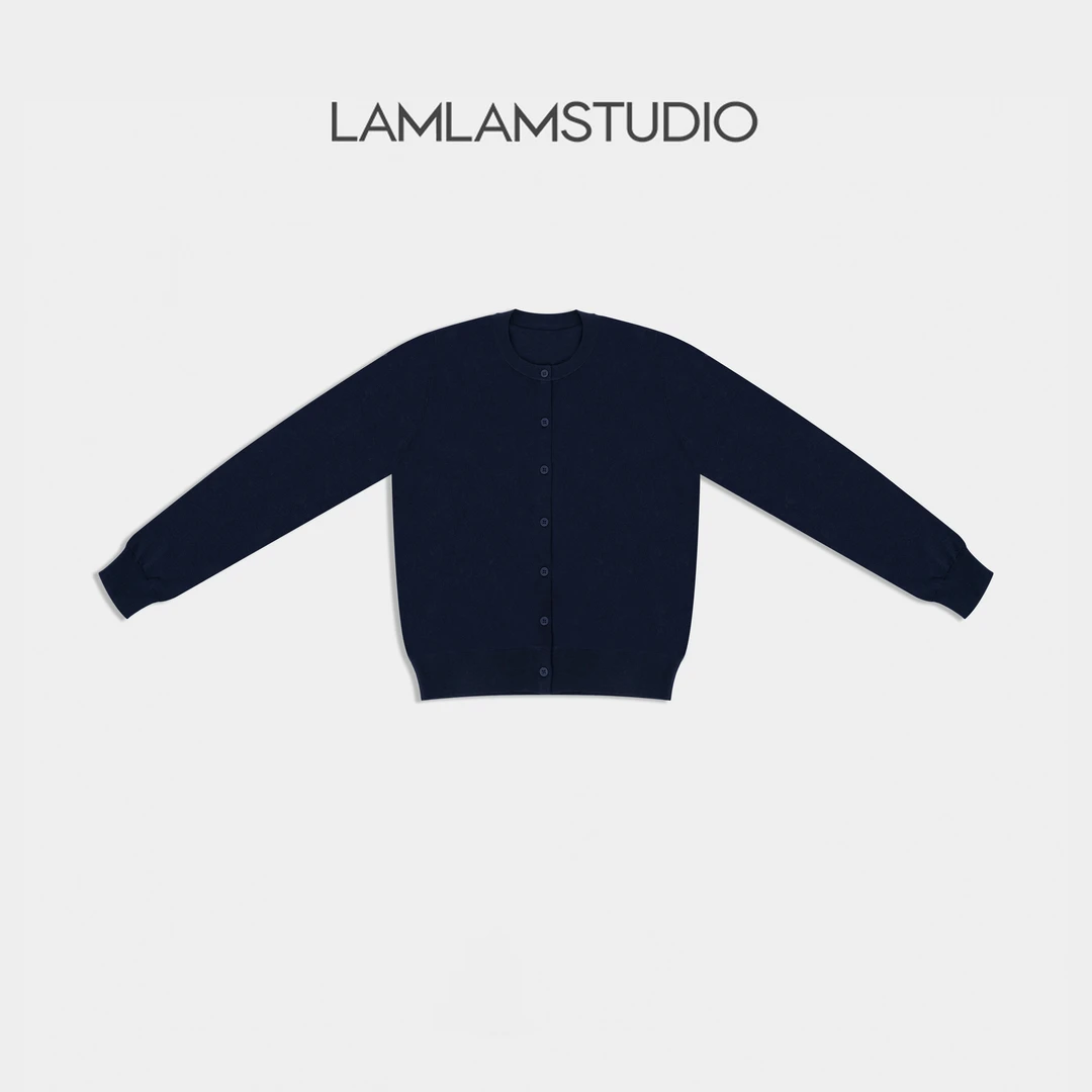 LAMLAM 张一琳 “基础主义”针织长袖时尚休闲简约纯色L251062M