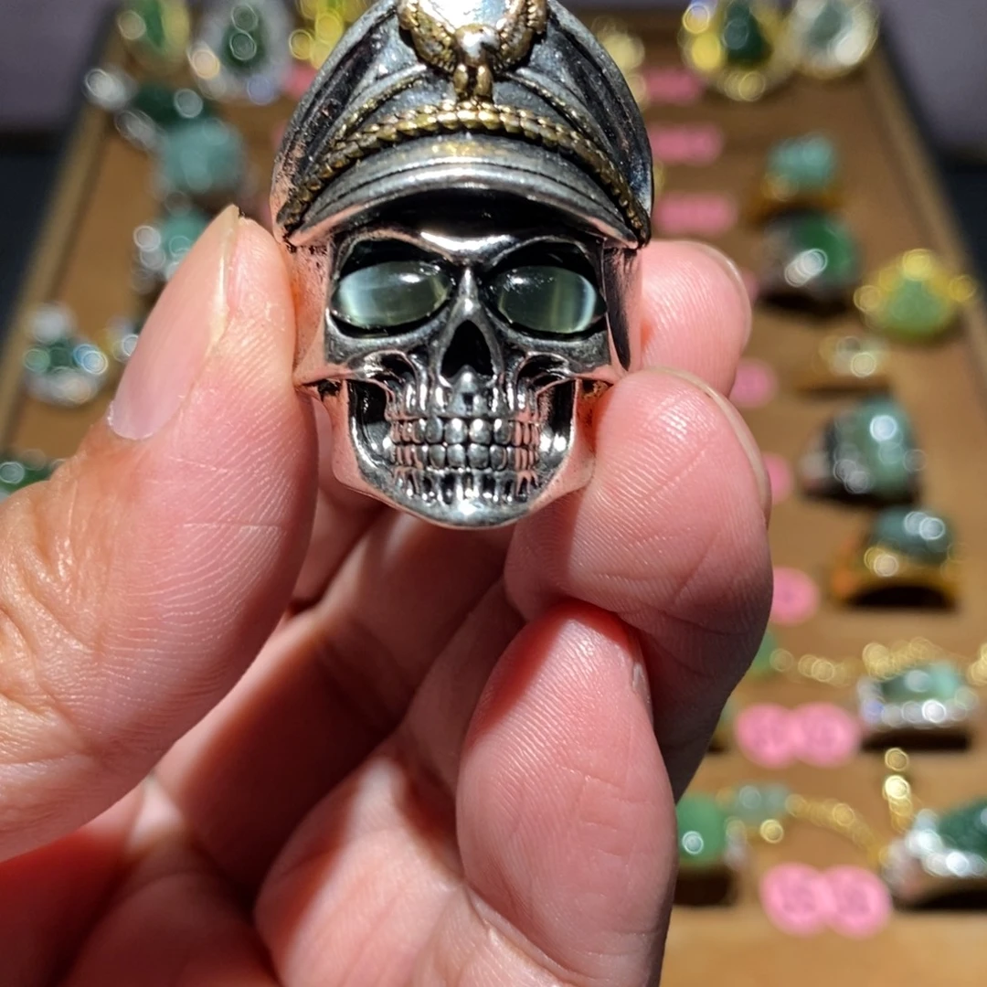 和田玉（碧玉）未镶嵌戒指