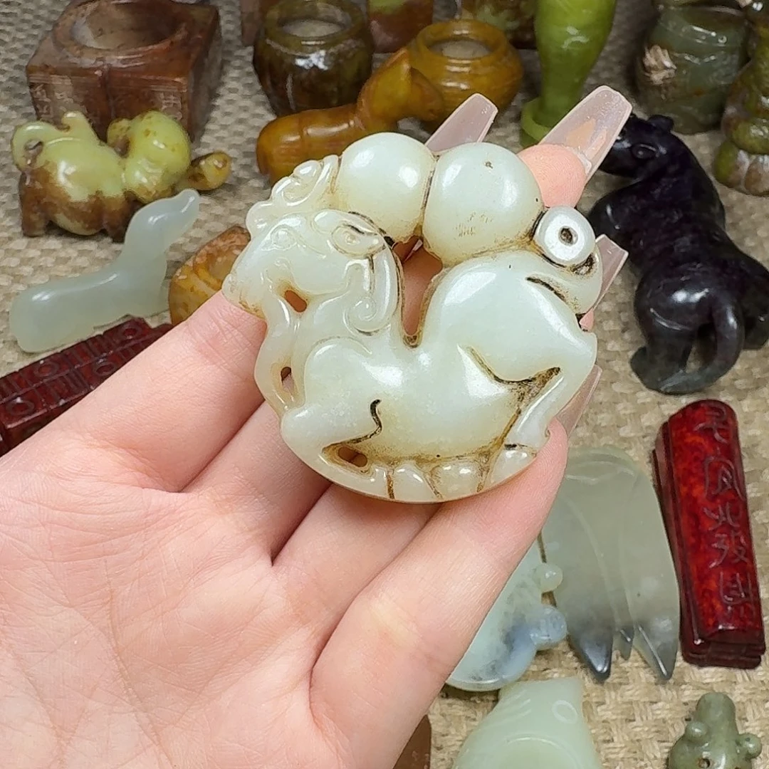 白玉菩提吊坠挂件