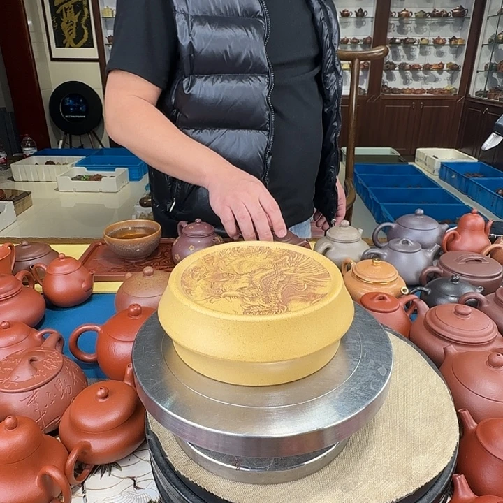 紫砂茶壶壶承段泥