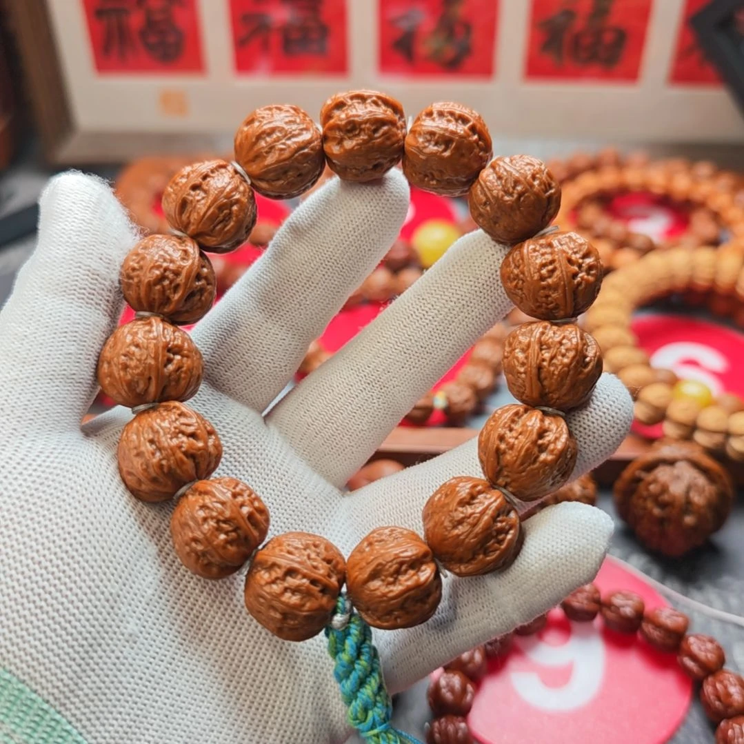 手串文玩核桃矮桩大肚磨盘手持
