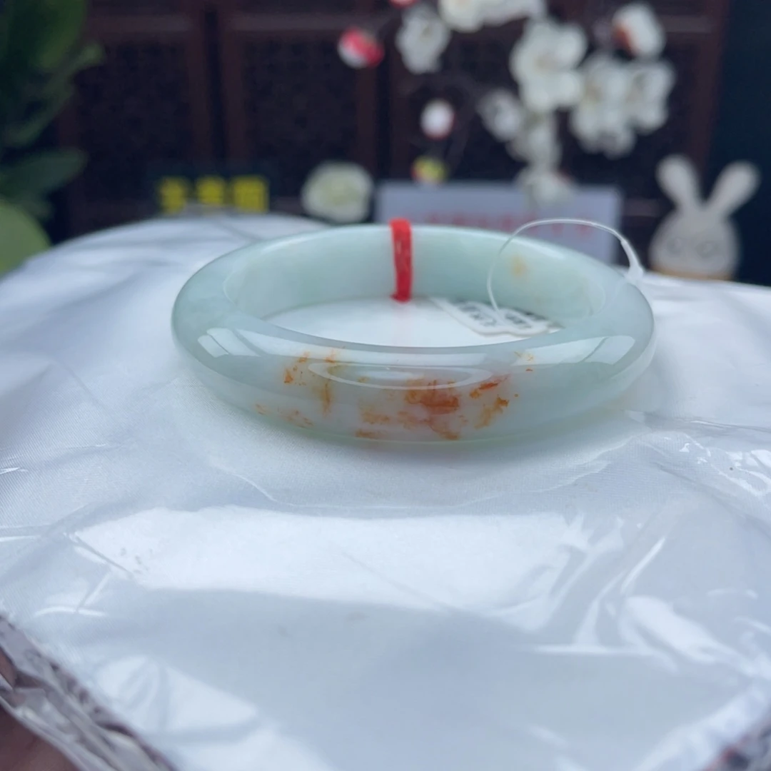 翡翠未镶嵌把件57-58正圈