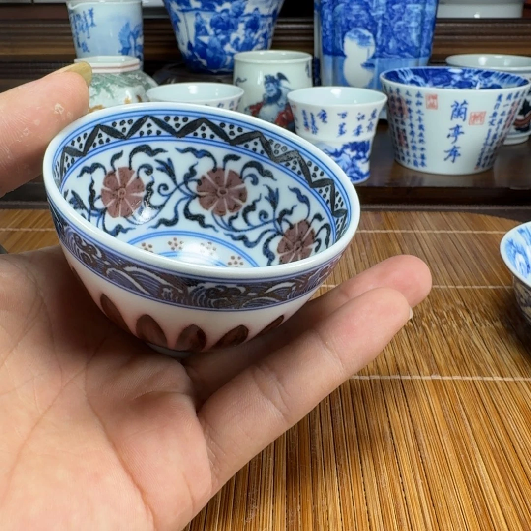 瓷片当代景德镇陶瓷手绘茶具