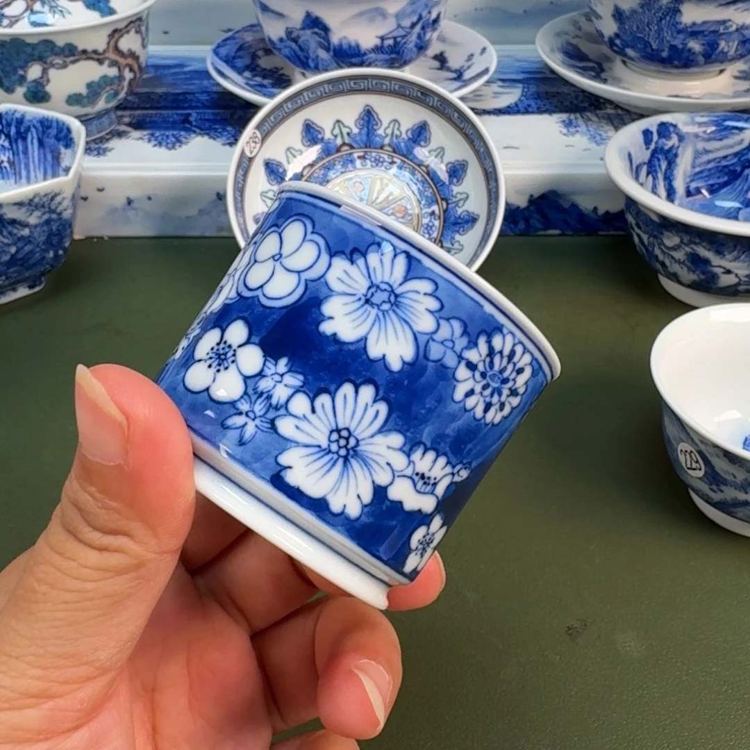 景德镇纯手绘茶圆圆229