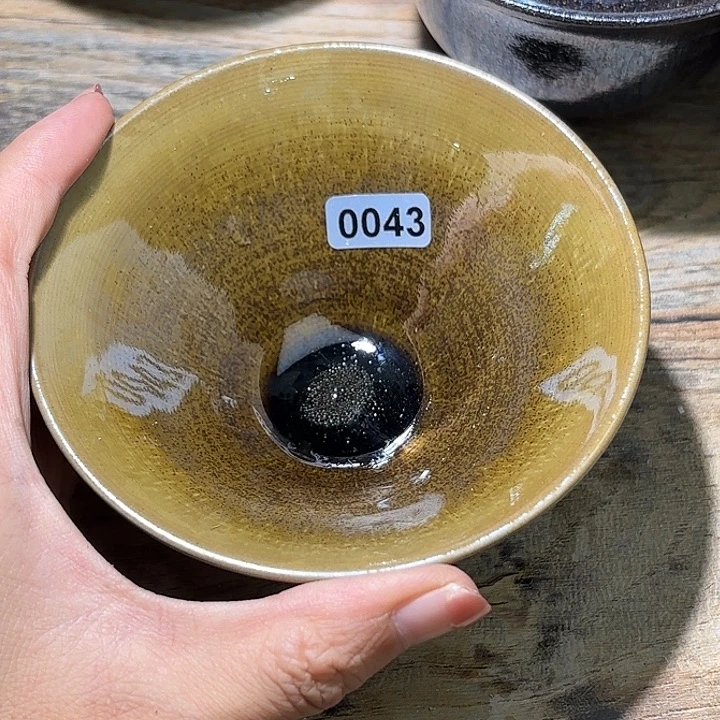 茶盏沐雨茶器柴烧主人杯