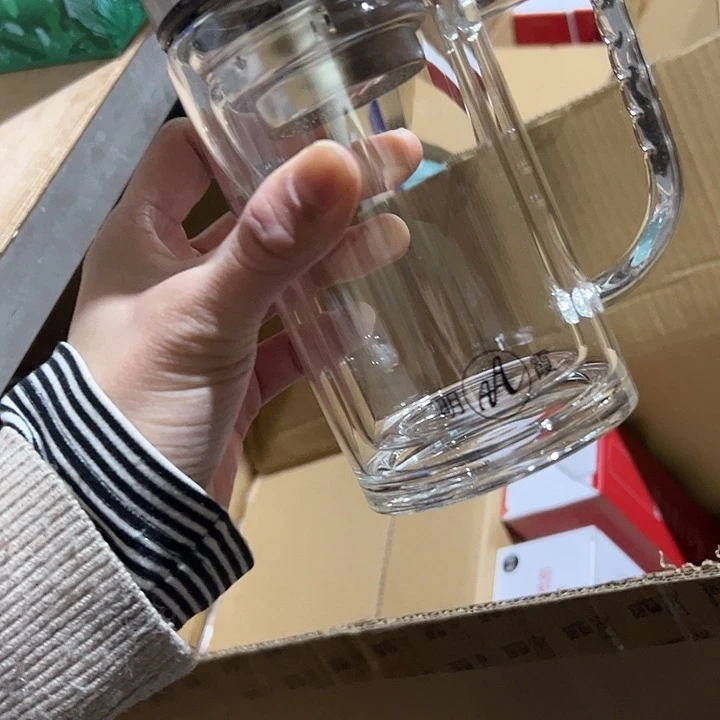 明霞80-380ml  端把 绿 微瑕