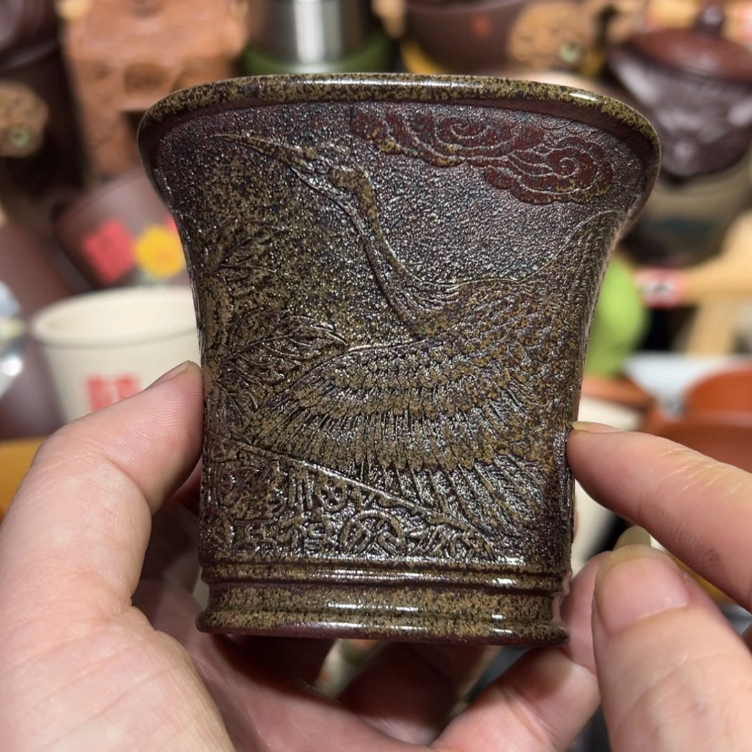 紫砂茶杯宜兴紫砂主人杯